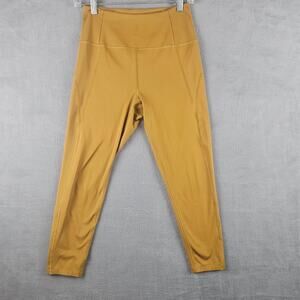 Girlfriend Collective Activewear Mustard Yellow Leggings Size Medium
